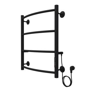 Полотенцесушитель электрический AZARIO VERONA AZ04856B 500/600 4 секции, диммер справа